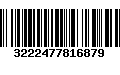 Código de Barras 3222477816879