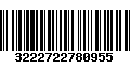 Código de Barras 3222722780955