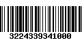 Código de Barras 3224339341000