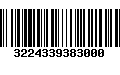 Código de Barras 3224339383000