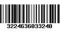 Código de Barras 3224636033240