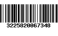 Código de Barras 3225820067348