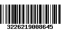 Código de Barras 3226219008645