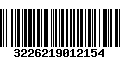 Código de Barras 3226219012154