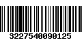 Código de Barras 3227540090125