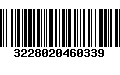 Código de Barras 3228020460339