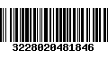 Código de Barras 3228020481846