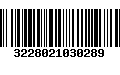 Código de Barras 3228021030289