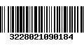 Código de Barras 3228021090184