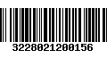 Código de Barras 3228021200156