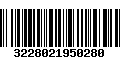 Código de Barras 3228021950280