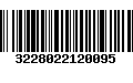 Código de Barras 3228022120095