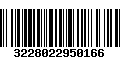 Código de Barras 3228022950166