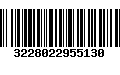 Código de Barras 3228022955130