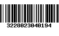 Código de Barras 3228023040194