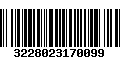 Código de Barras 3228023170099