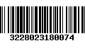 Código de Barras 3228023180074