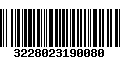 Código de Barras 3228023190080