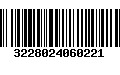 Código de Barras 3228024060221