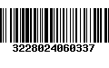 Código de Barras 3228024060337