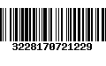 Código de Barras 3228170721229