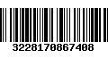 Código de Barras 3228170867408