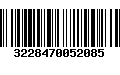 Código de Barras 3228470052085