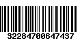 Código de Barras 32284700647437