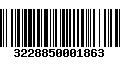 Código de Barras 3228850001863