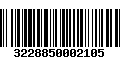 Código de Barras 3228850002105