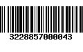 Código de Barras 3228857000043