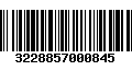 Código de Barras 3228857000845