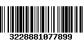 Código de Barras 3228881077899