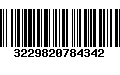 Código de Barras 3229820784342