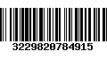 Código de Barras 3229820784915