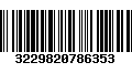 Código de Barras 3229820786353