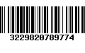 Código de Barras 3229820789774