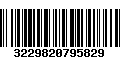 Código de Barras 3229820795829