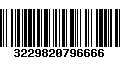 Código de Barras 3229820796666