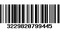 Código de Barras 3229820799445