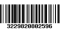 Código de Barras 3229820802596