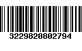 Código de Barras 3229820802794