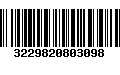 Código de Barras 3229820803098