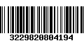 Código de Barras 3229820804194