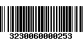 Código de Barras 3230060000253