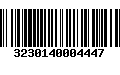 Código de Barras 3230140004447