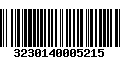 Código de Barras 3230140005215