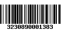 Código de Barras 3230890001383