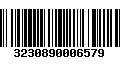 Código de Barras 3230890006579