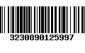 Código de Barras 3230890125997